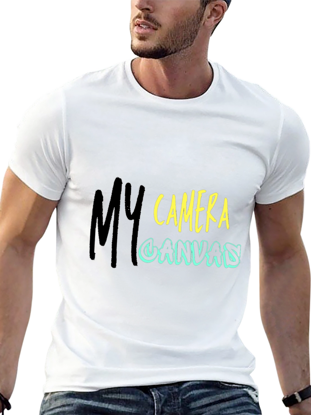 My Camera Canvas T-Shirt
