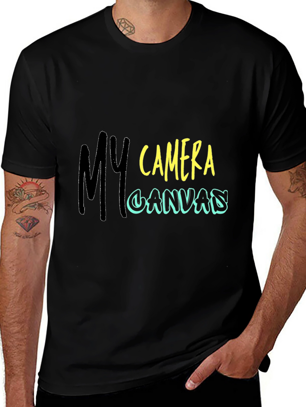 My Camera Canvas T-Shirt