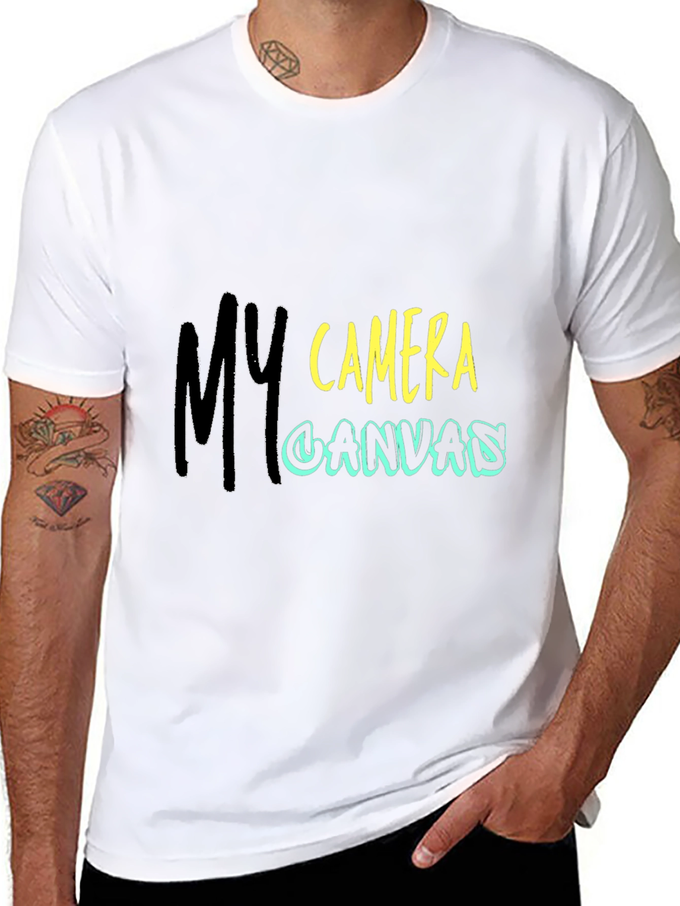 My Camera Canvas T-Shirt