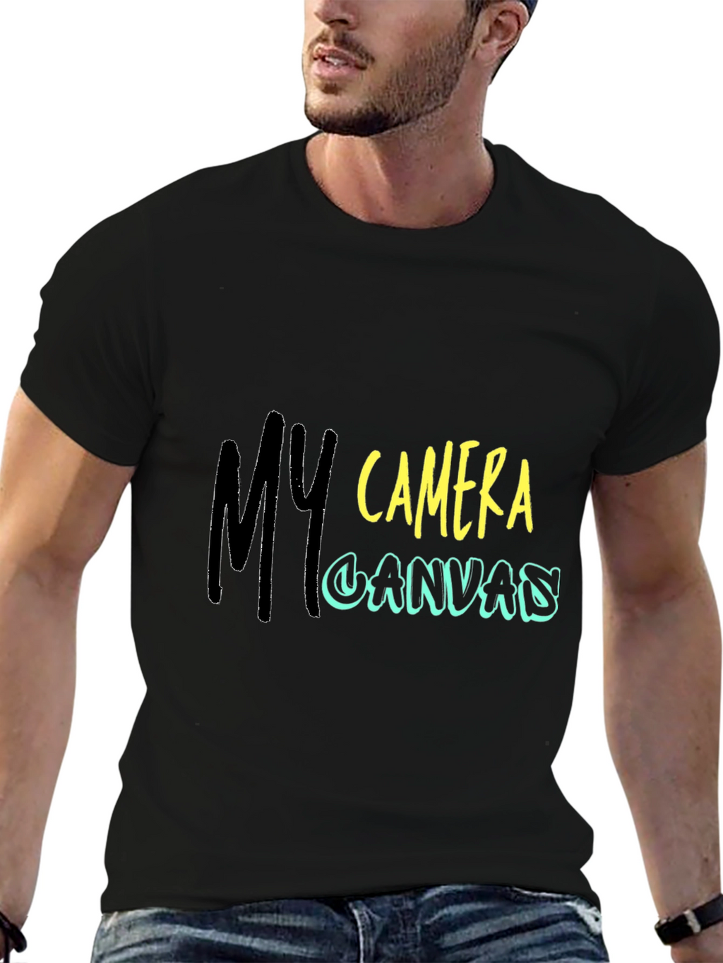 My Camera Canvas T-Shirt