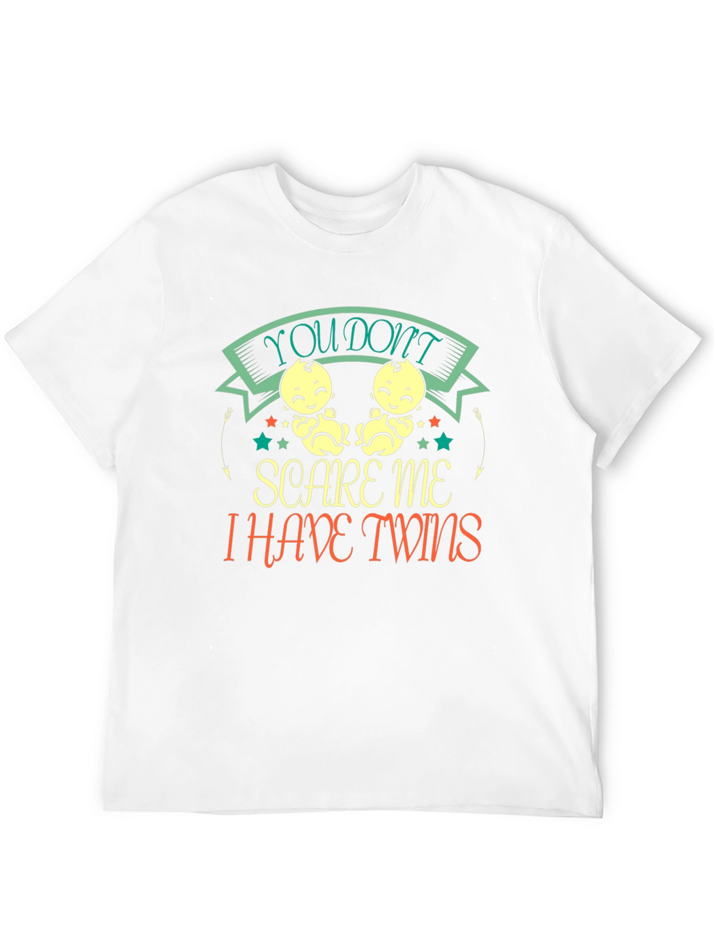 Funny I Have Twins Black T-Shirt