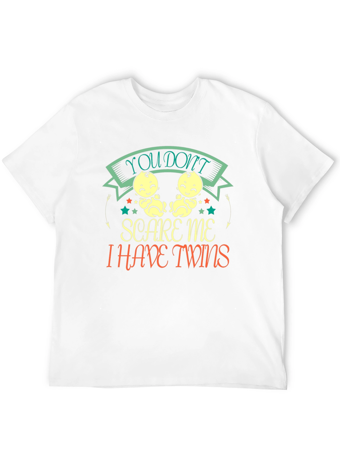 Funny I Have Twins Black T-Shirt