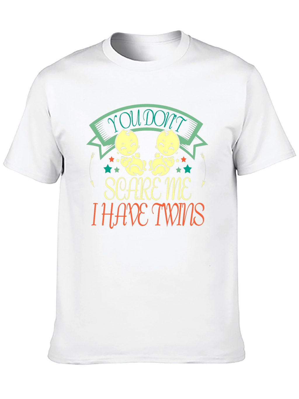 Funny I Have Twins Black T-Shirt