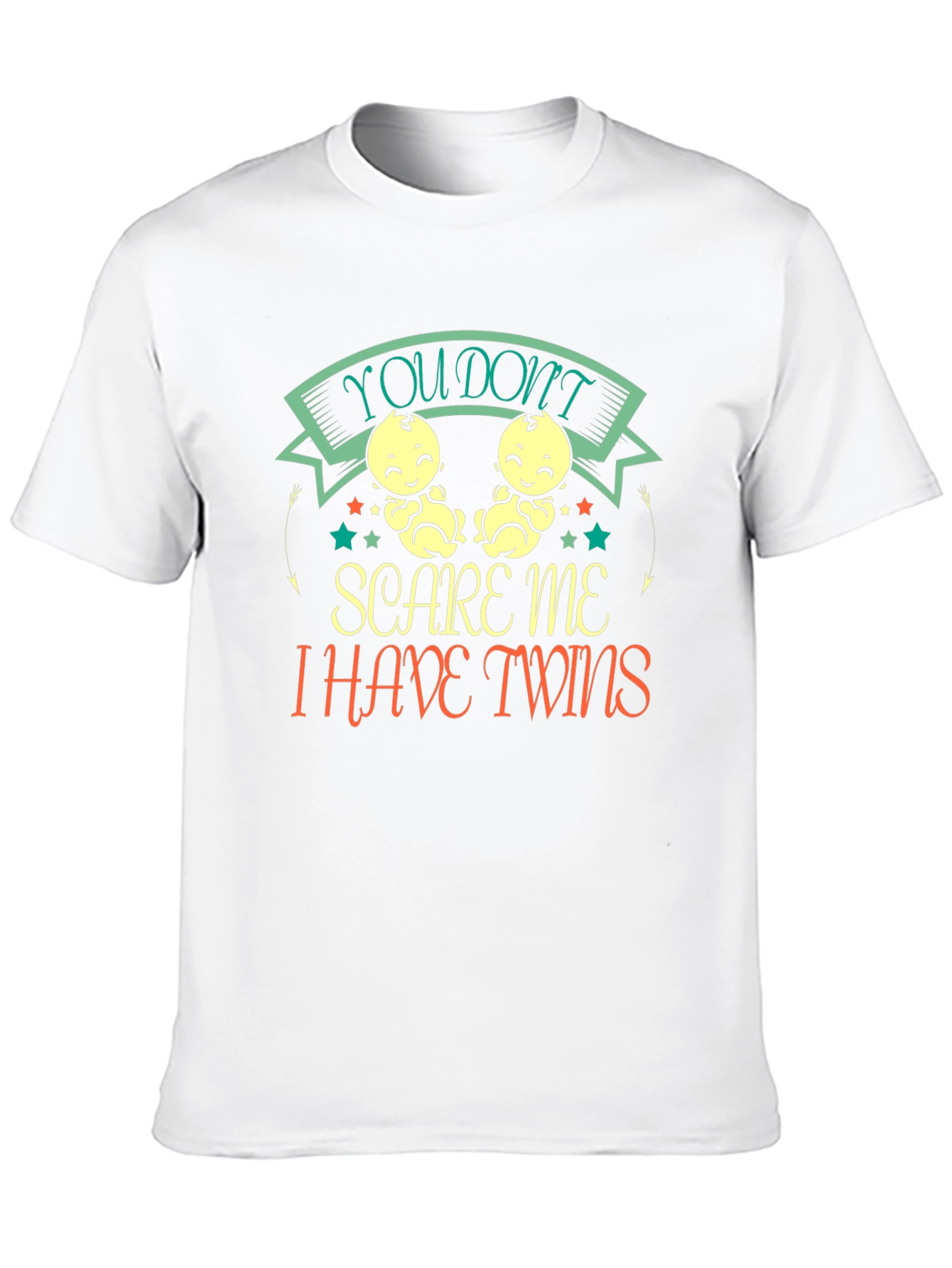 Funny I Have Twins Black T-Shirt