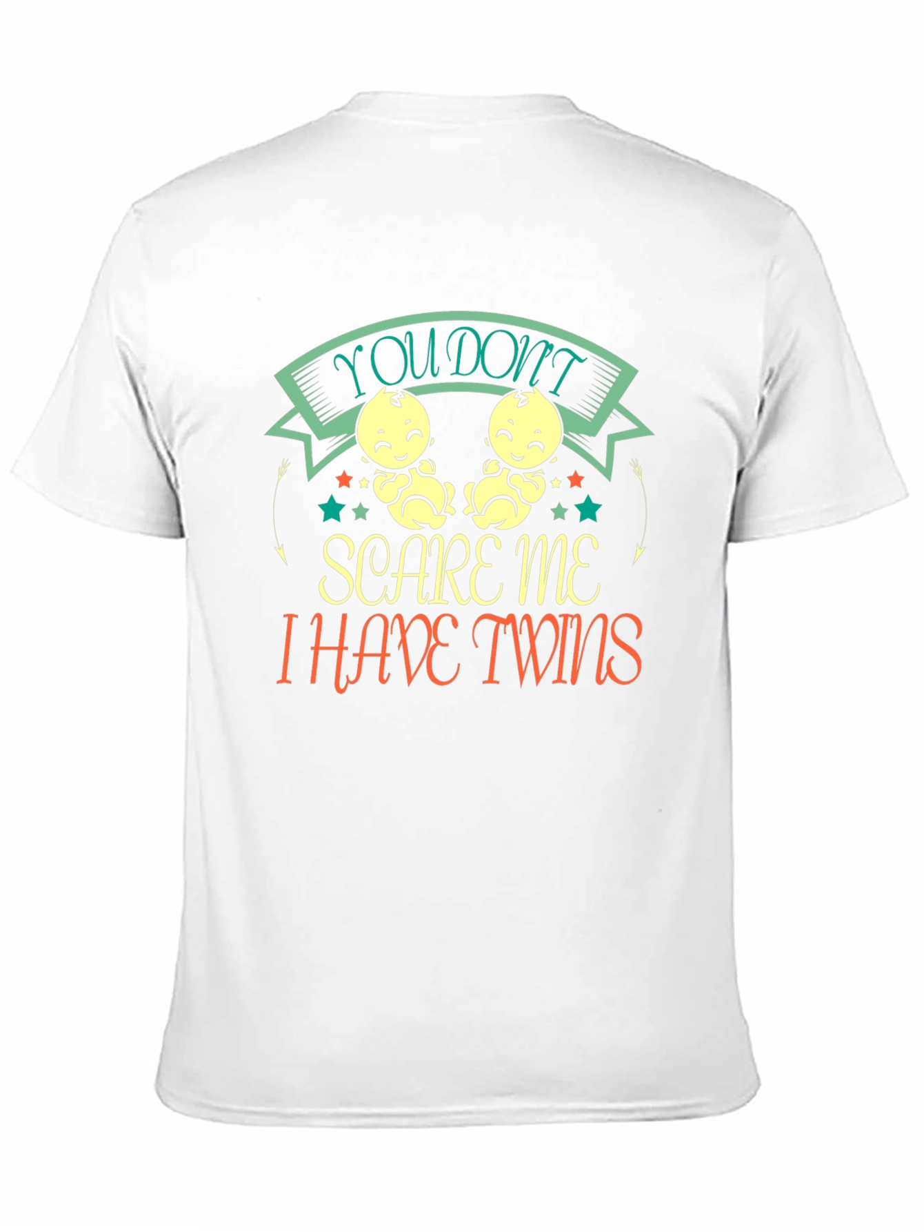 Funny I Have Twins Black T-Shirt