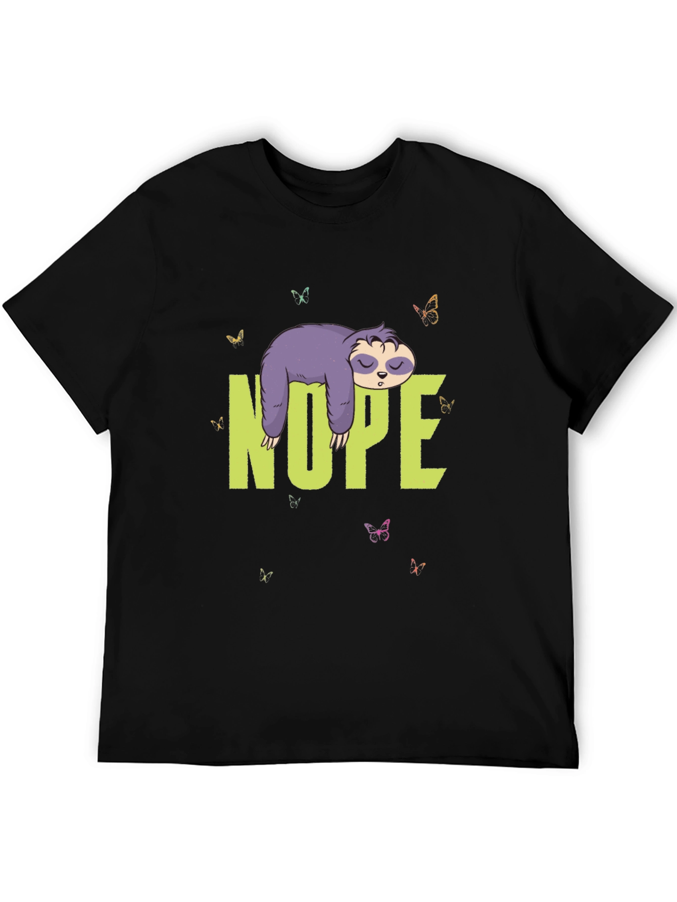 Nope Sloth T-Shirt - Lazy Days