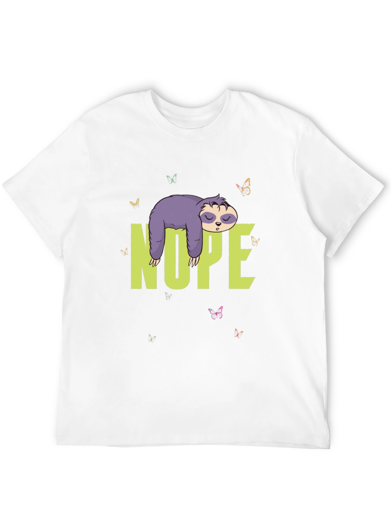 Nope Sloth T-Shirt - Lazy Days