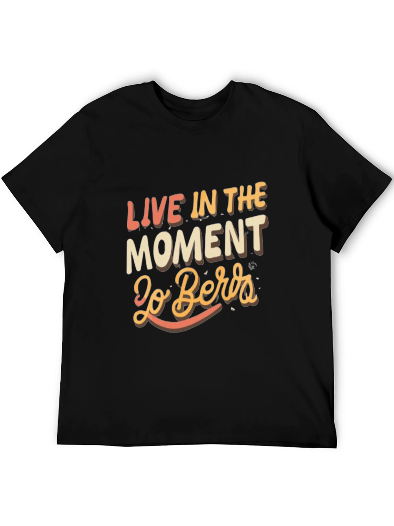 Live In The Moment Black T-Shirt