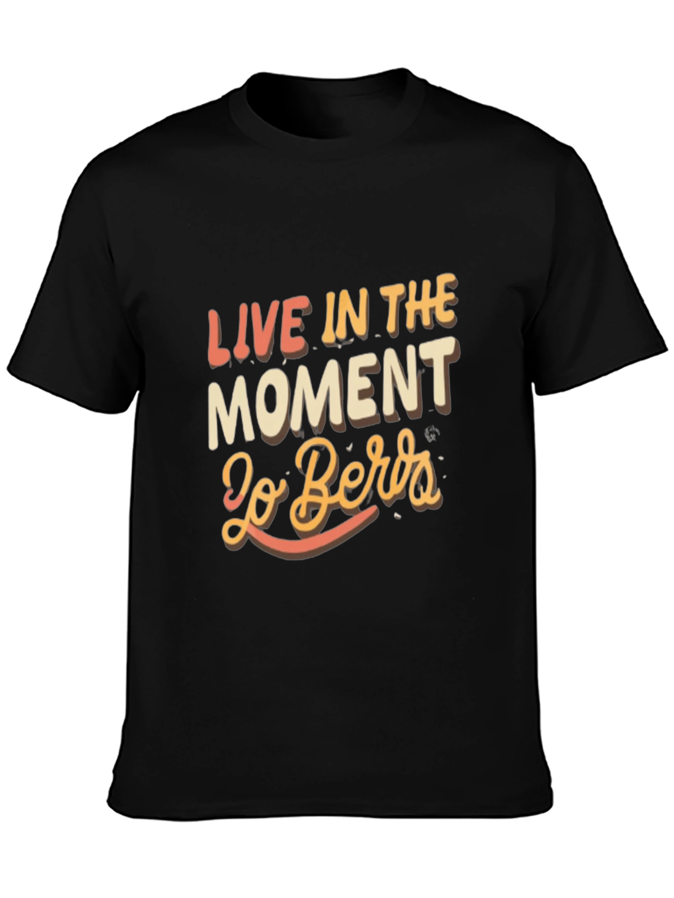 Live In The Moment Black T-Shirt