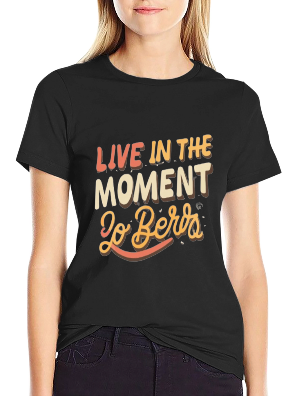 Live In The Moment Black T-Shirt