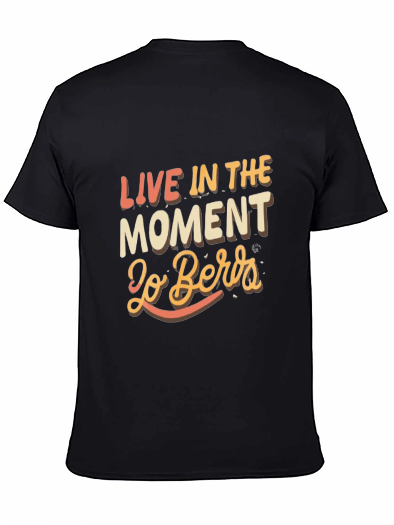 Live In The Moment Black T-Shirt