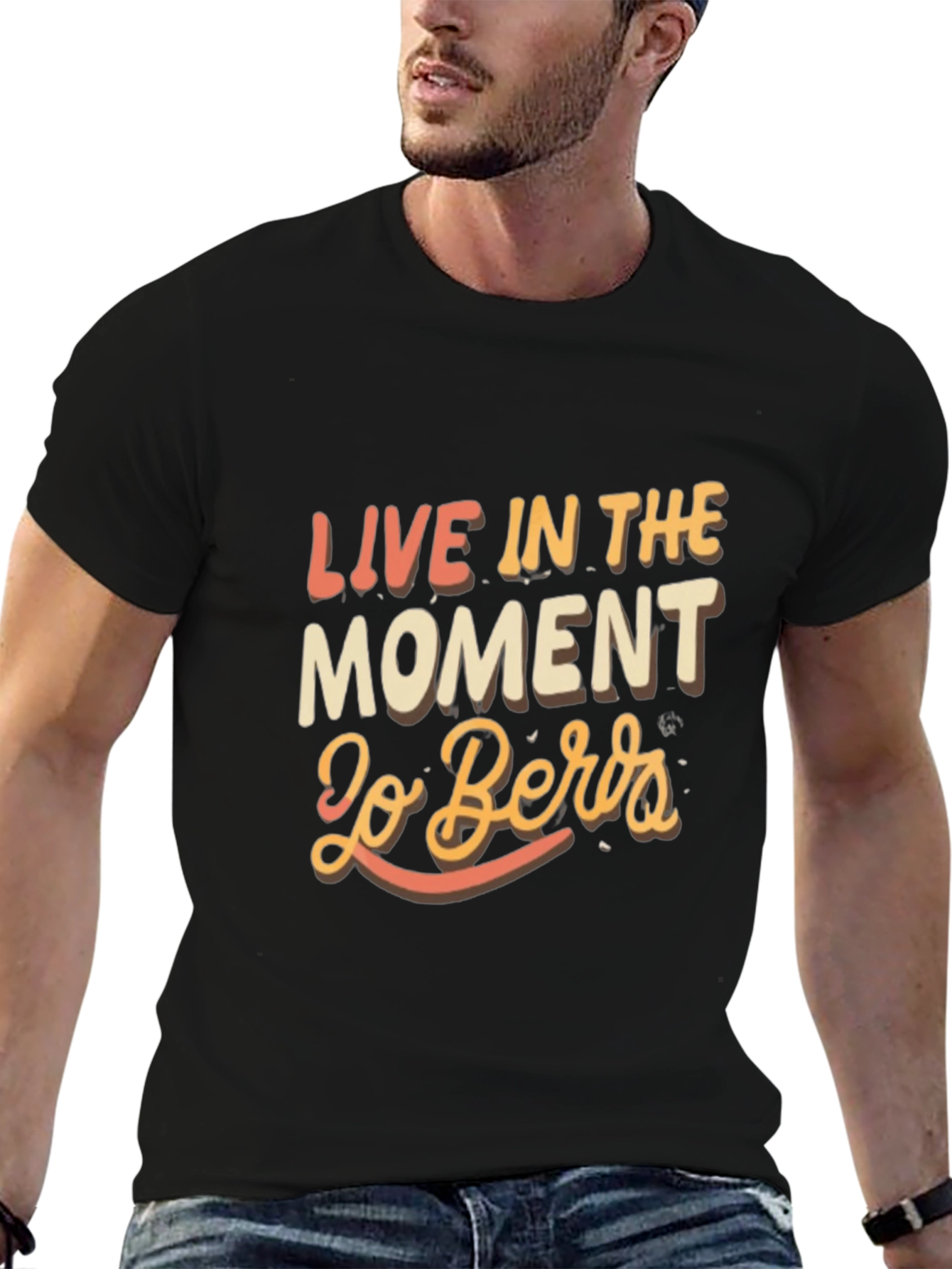 Live In The Moment Black T-Shirt