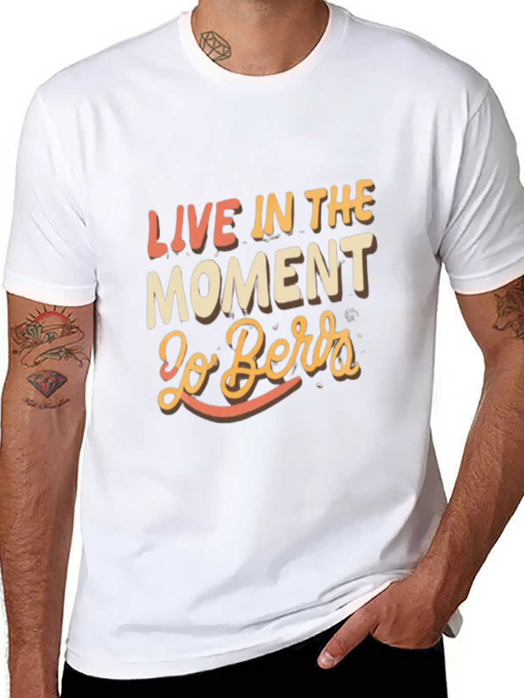 Live In The Moment Black T-Shirt