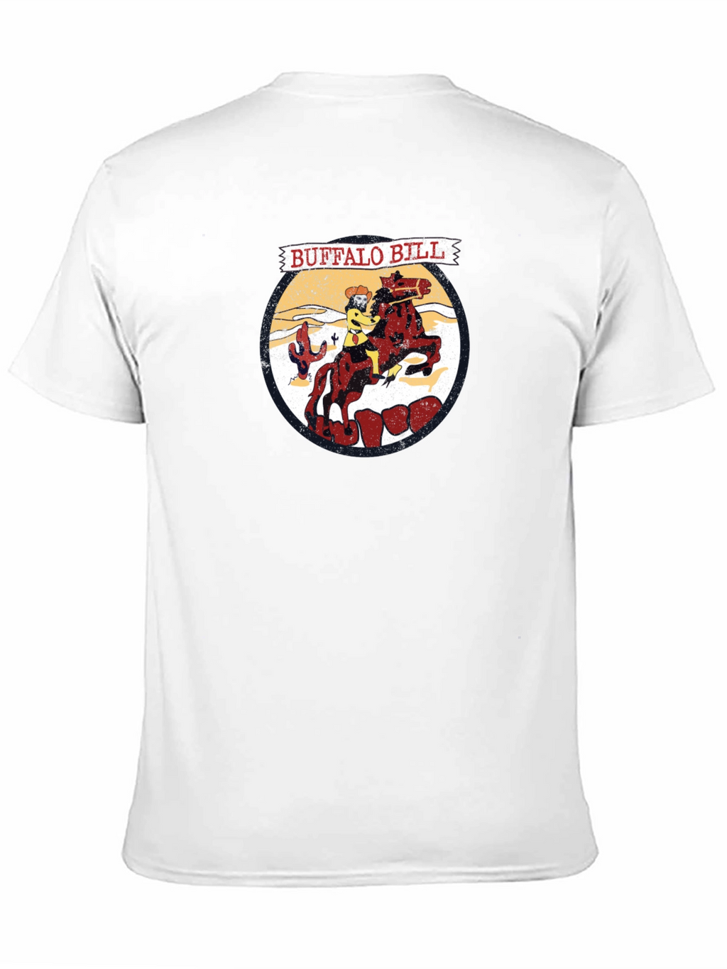 Buffalo Bill Cartoon Graphic T-Shirt