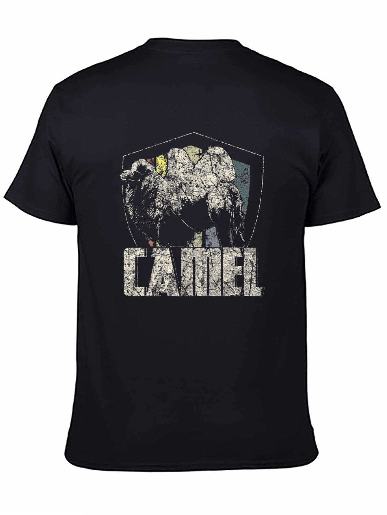 Retro Camel Graphic Tee - Vintage Style Comfort