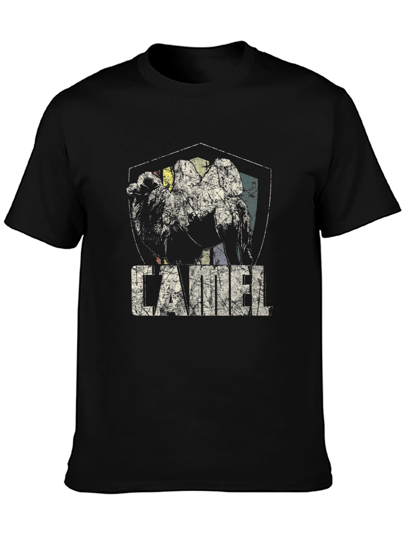 Retro Camel Graphic Tee - Vintage Style Comfort