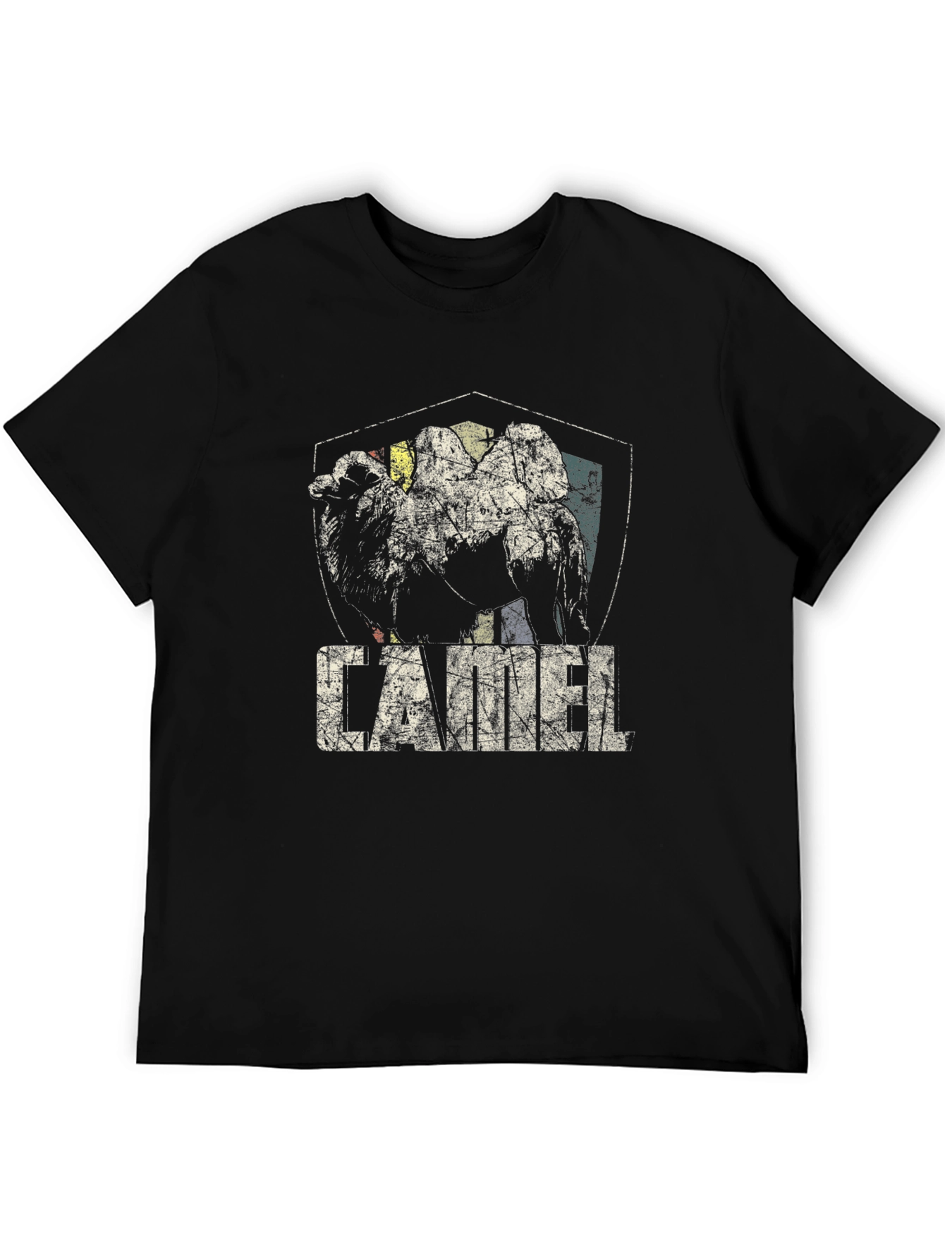 Retro Camel Graphic Tee - Vintage Style Comfort