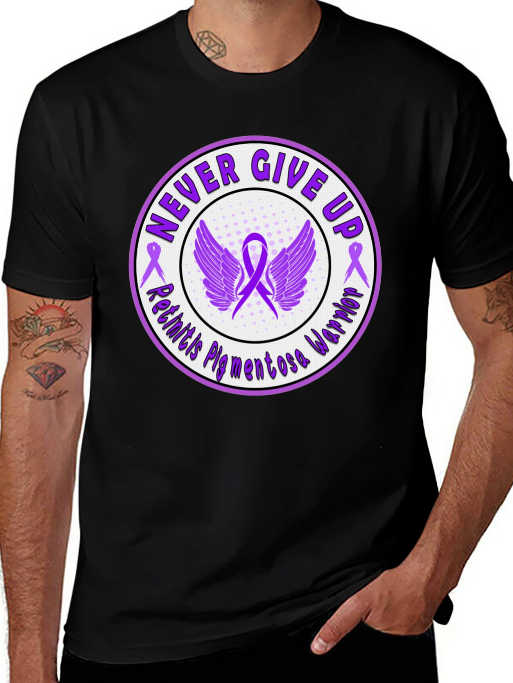 Retinitis Pigmentosa Warrior T-Shirt