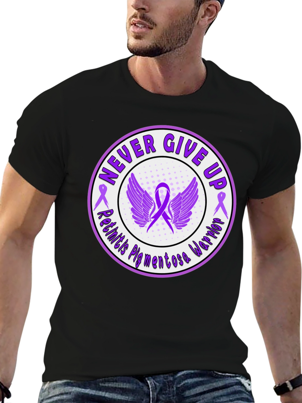 Retinitis Pigmentosa Warrior T-Shirt