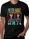 Funny 7th Birthday Ape T-Shirt