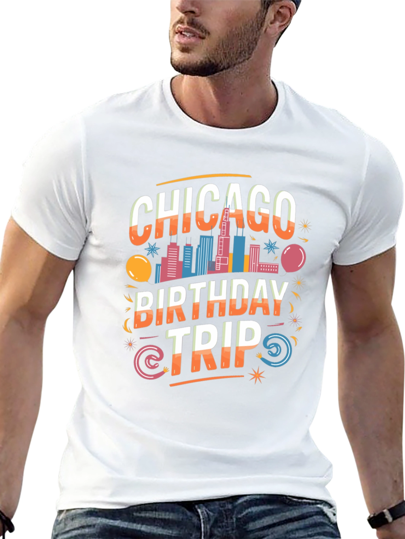 Chicago Birthday Trip Graphic Tee