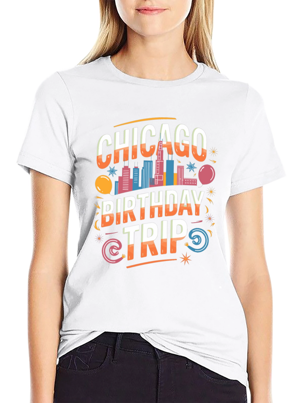 Chicago Birthday Trip Graphic Tee