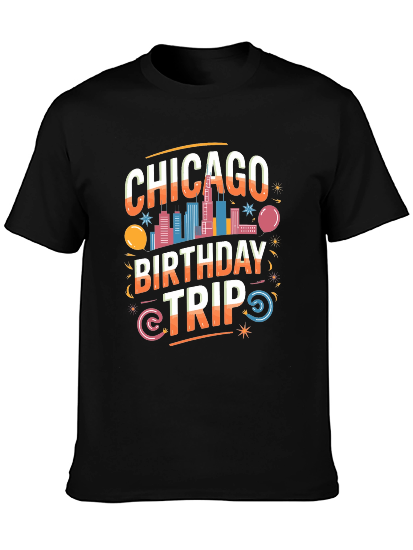 Chicago Birthday Trip Graphic Tee