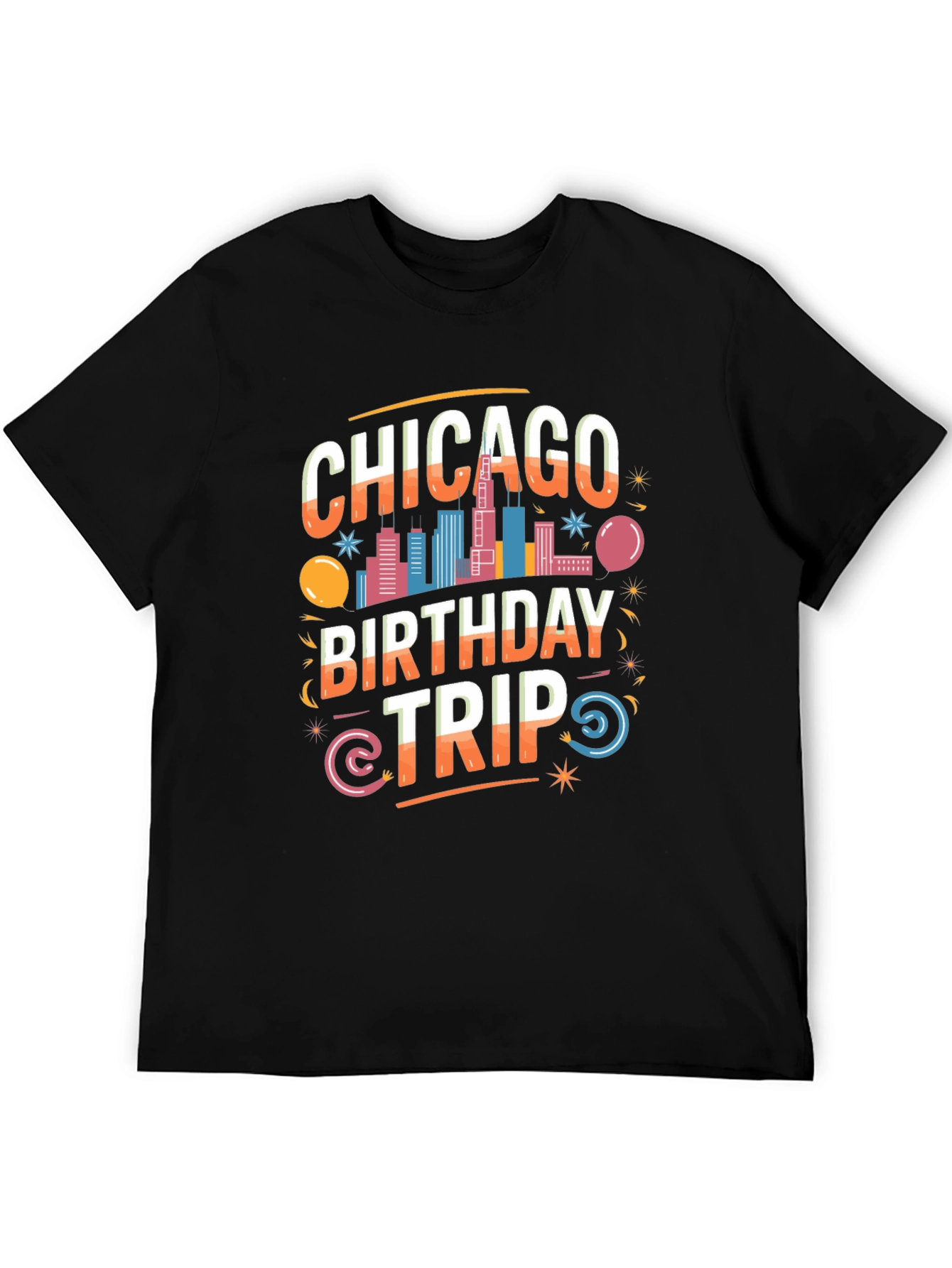 Chicago Birthday Trip Graphic Tee