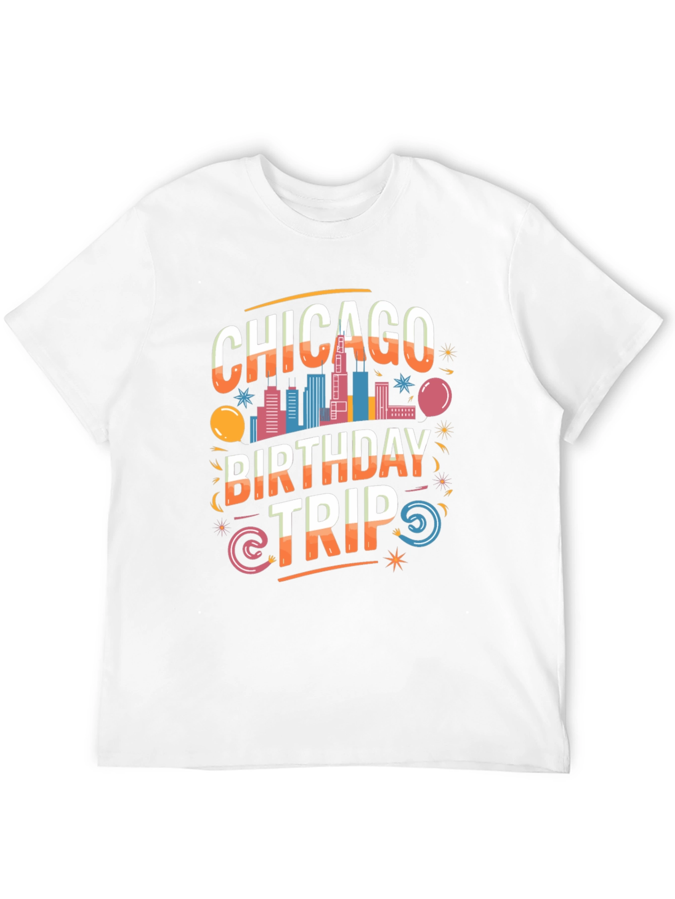 Chicago Birthday Trip Graphic Tee