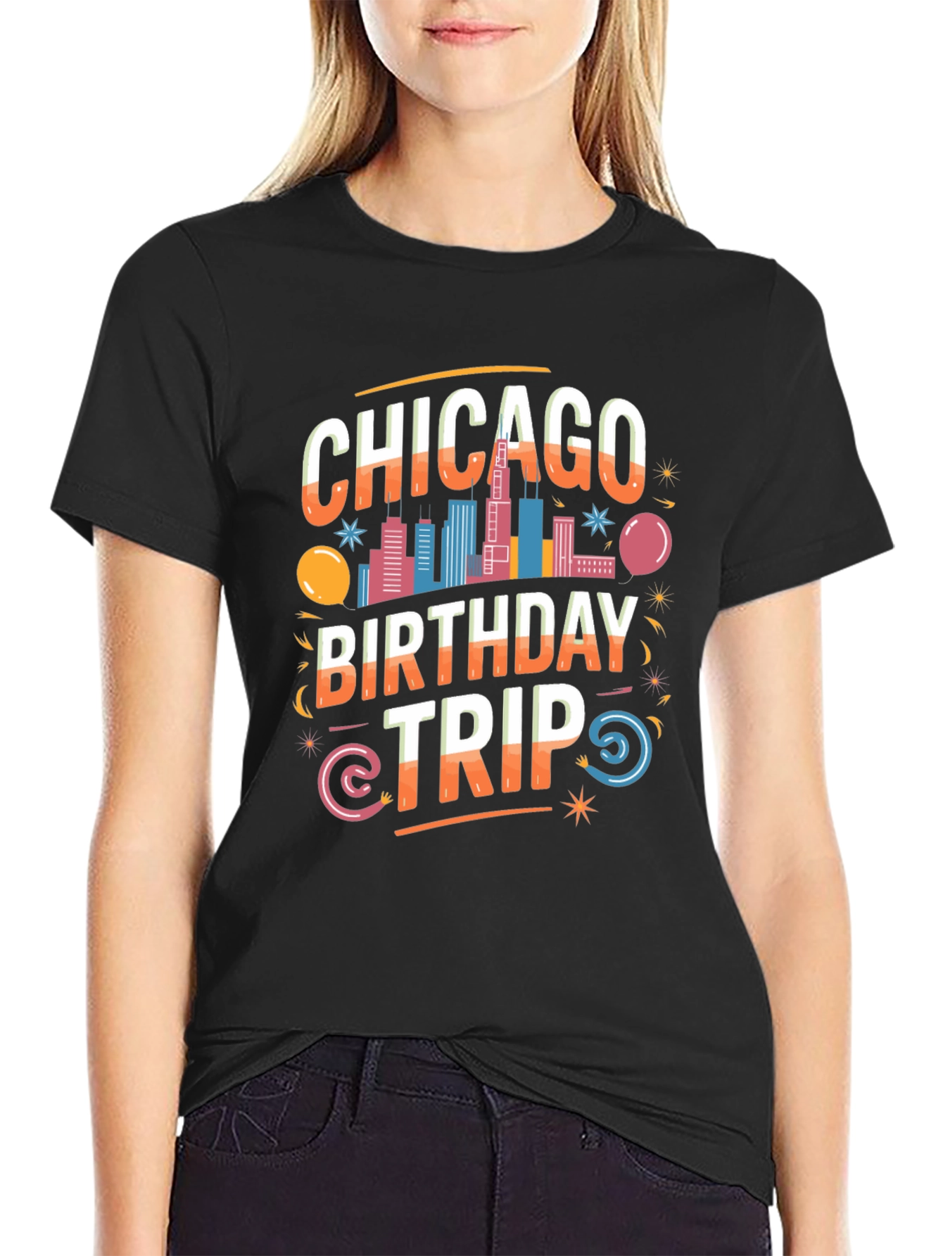 Chicago Birthday Trip Graphic Tee