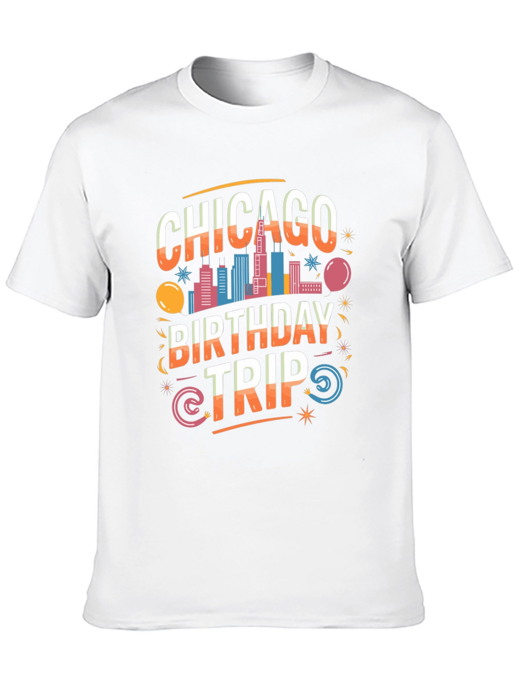 Chicago Birthday Trip Graphic Tee