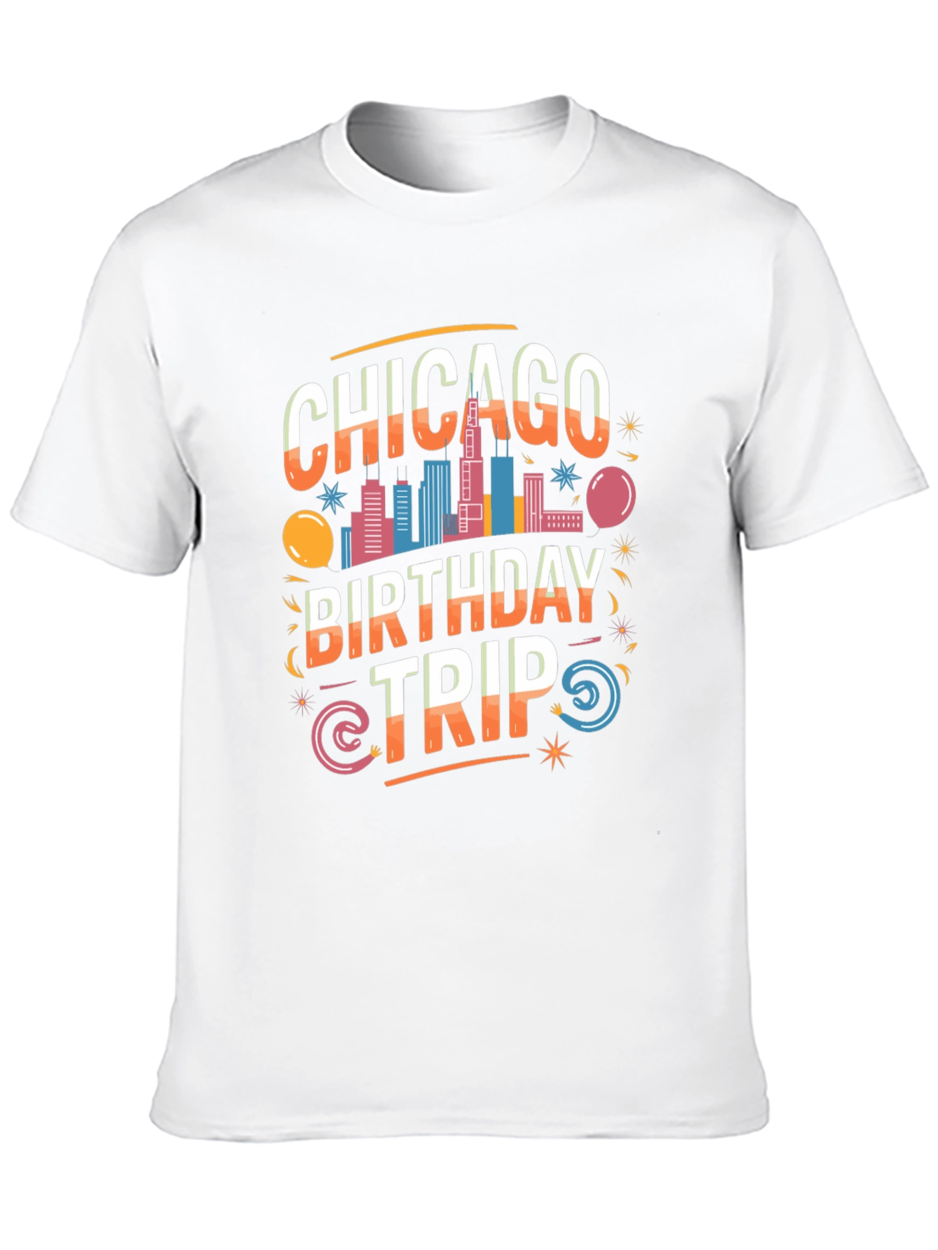 Chicago Birthday Trip Graphic Tee