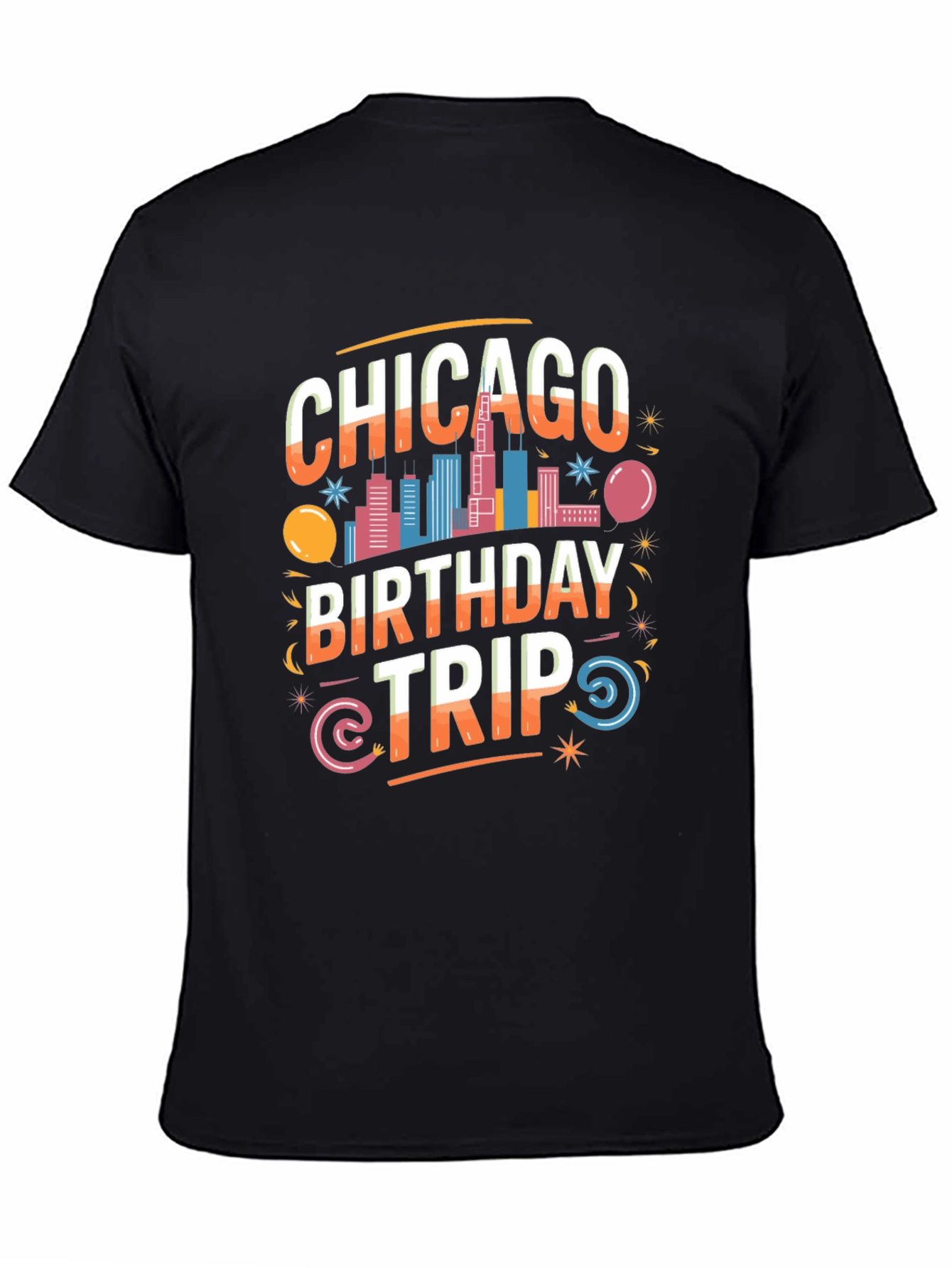 Chicago Birthday Trip Graphic Tee
