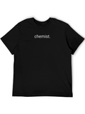 Chemist Black T-Shirt - Minimalist Design