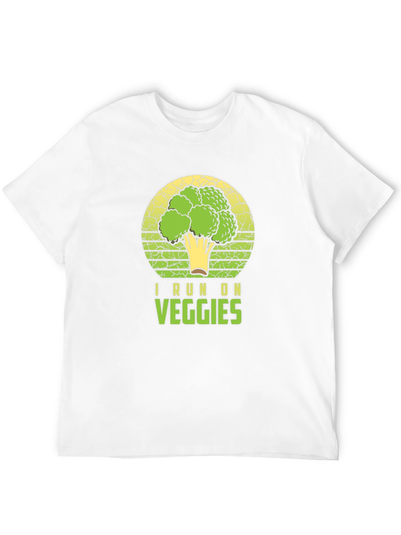 I Run On Veggies Broccoli Graphic Tee
