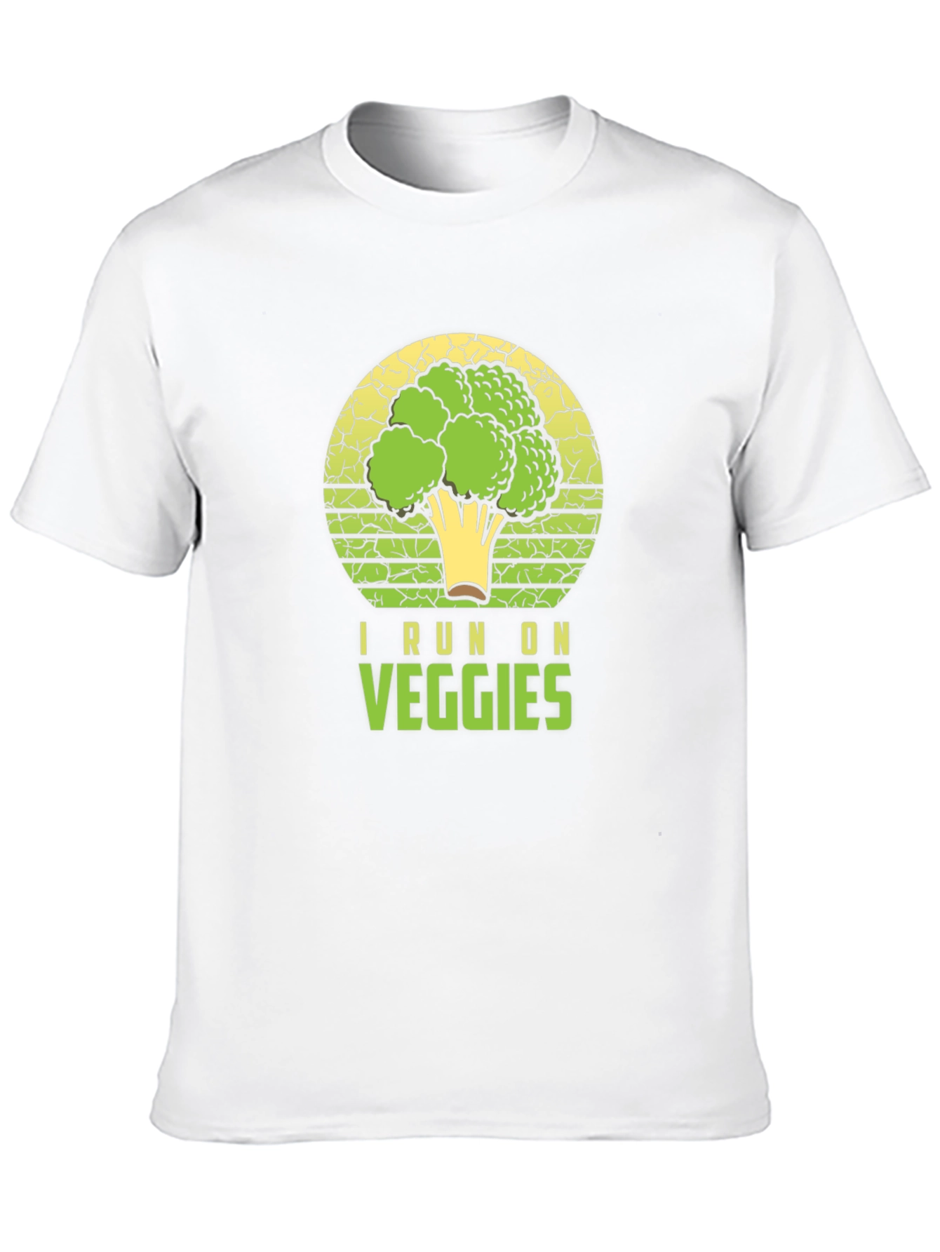 I Run On Veggies Broccoli Graphic Tee