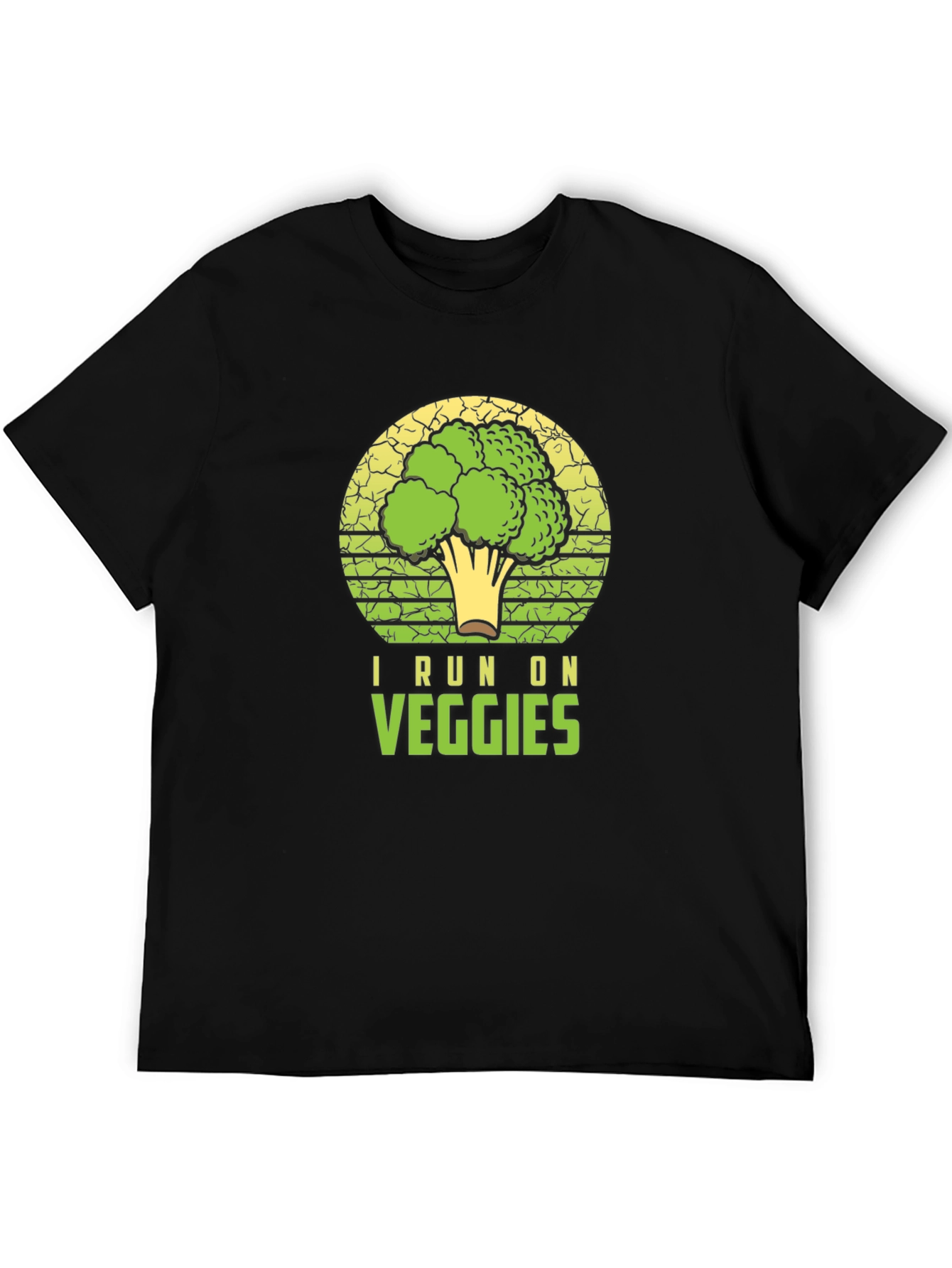 I Run On Veggies Broccoli Graphic Tee