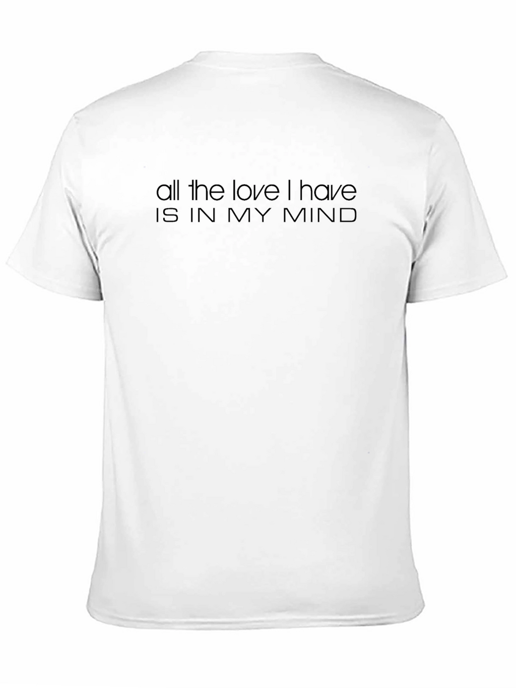 Love in Mind Graphic Tee - Black