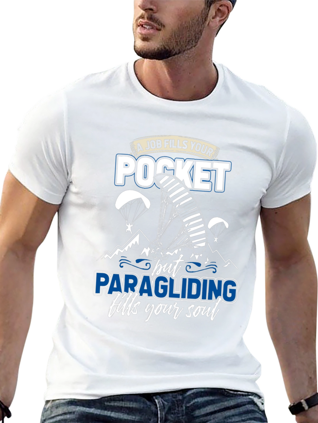 Paragliding Fills Your Soul Graphic T-Shirt