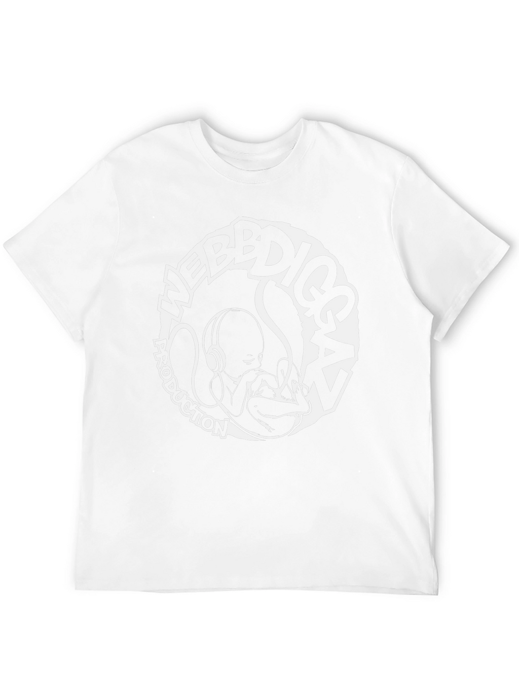 WebbDiggaz Production Black Graphic Tee
