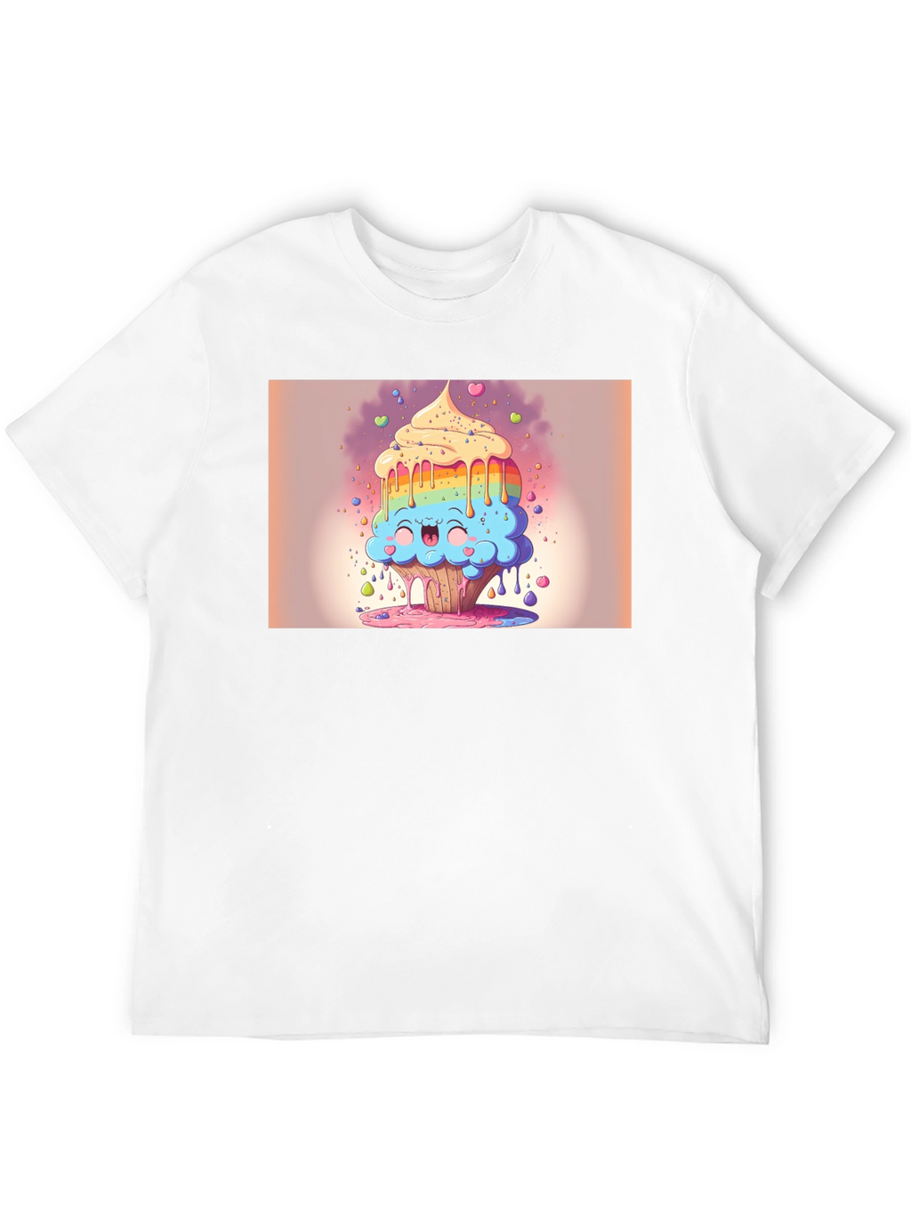 Rainbow Cupcake T-Shirt - Sweet Treat Style!