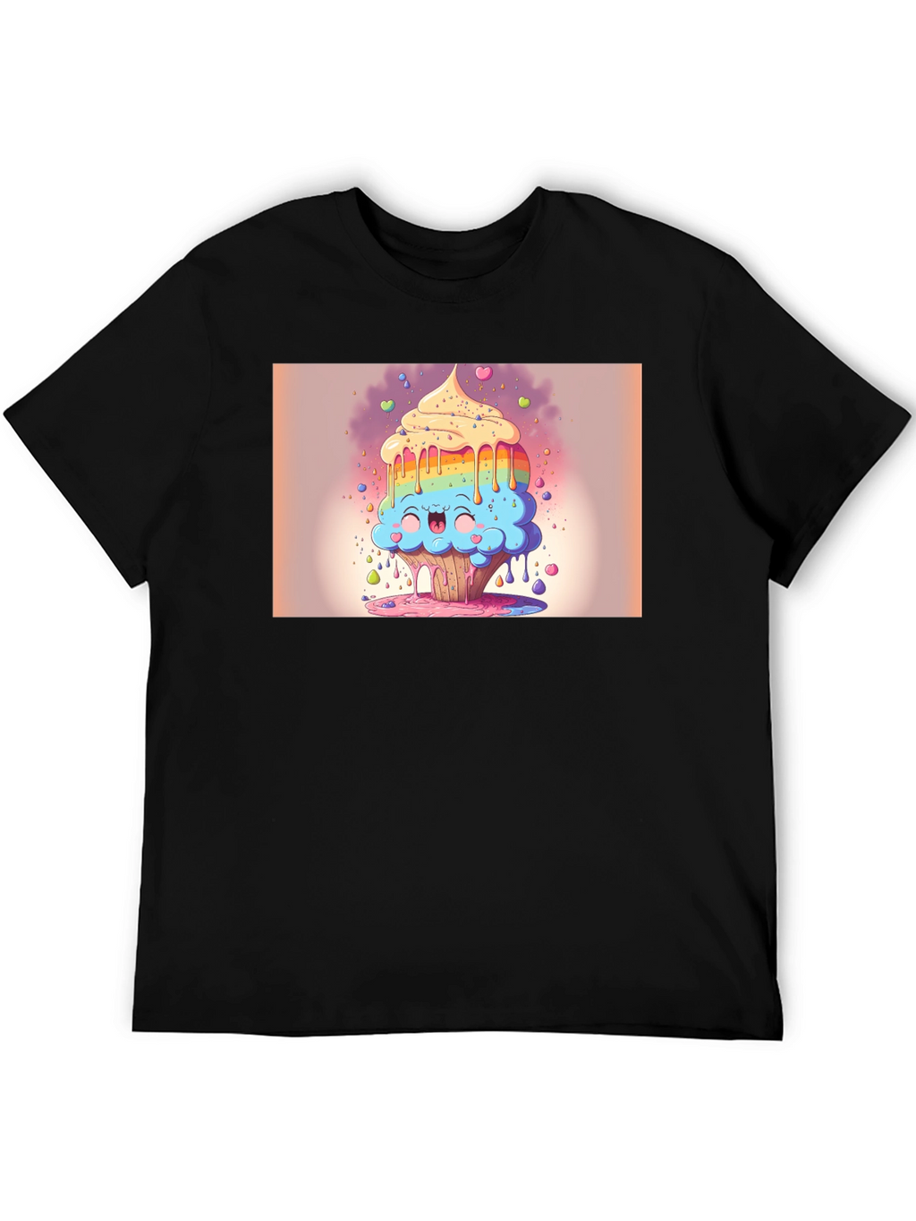 Rainbow Cupcake T-Shirt - Sweet Treat Style!