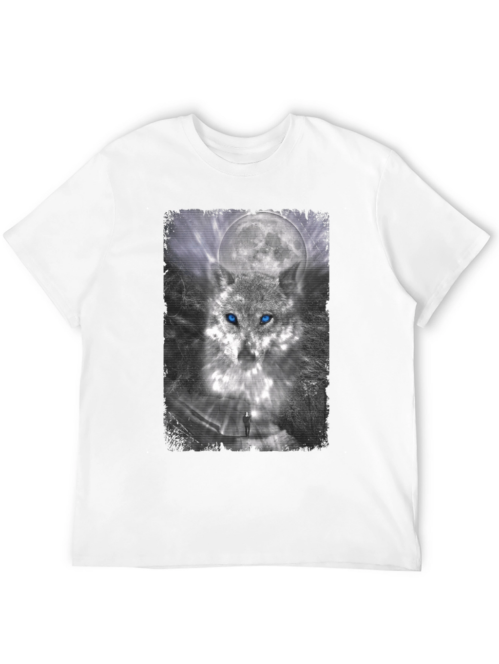Wolf Moon Graphic Tee - Stylish Black T-Shirt