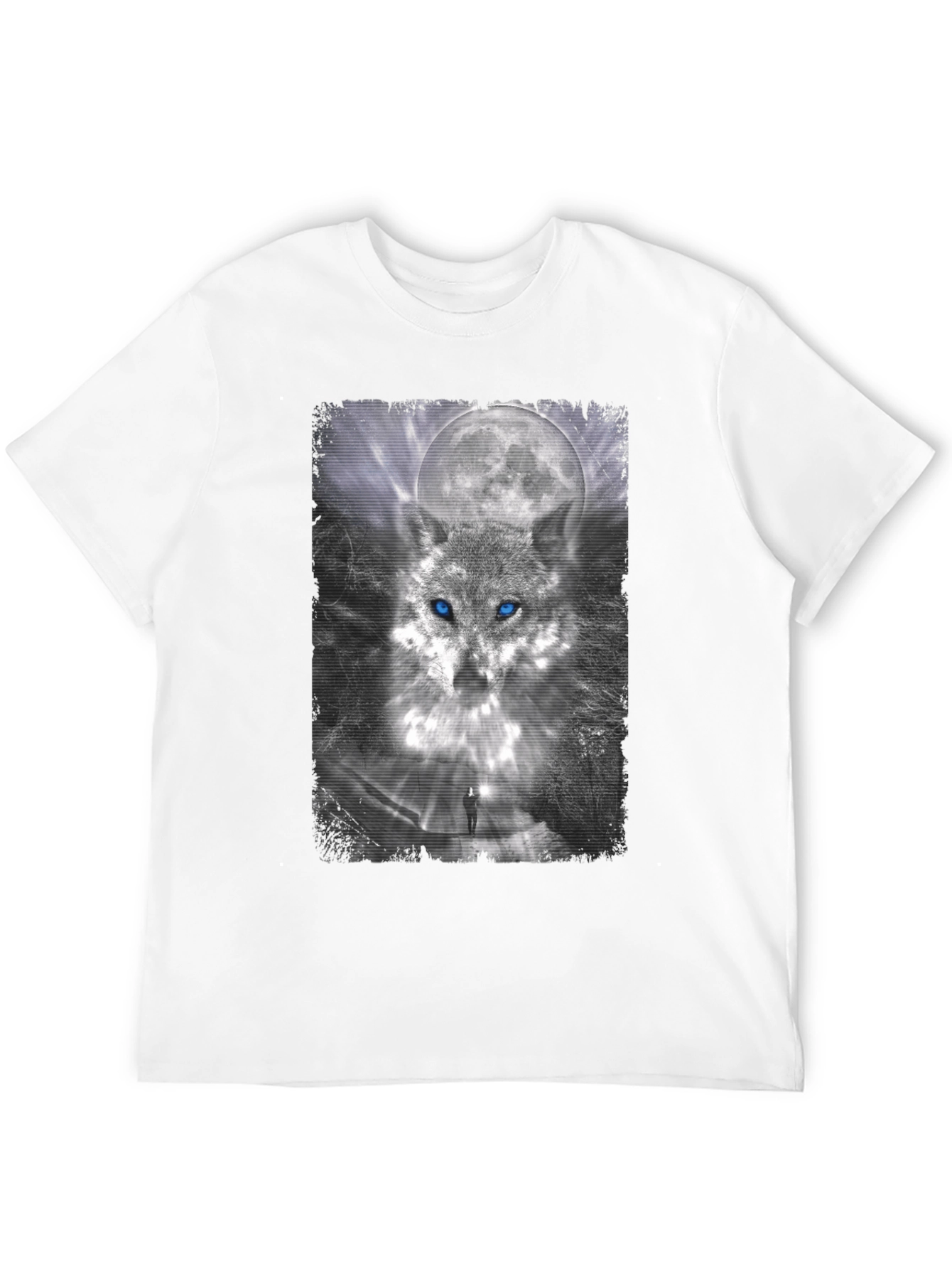 Wolf Moon Graphic Tee - Stylish Black T-Shirt