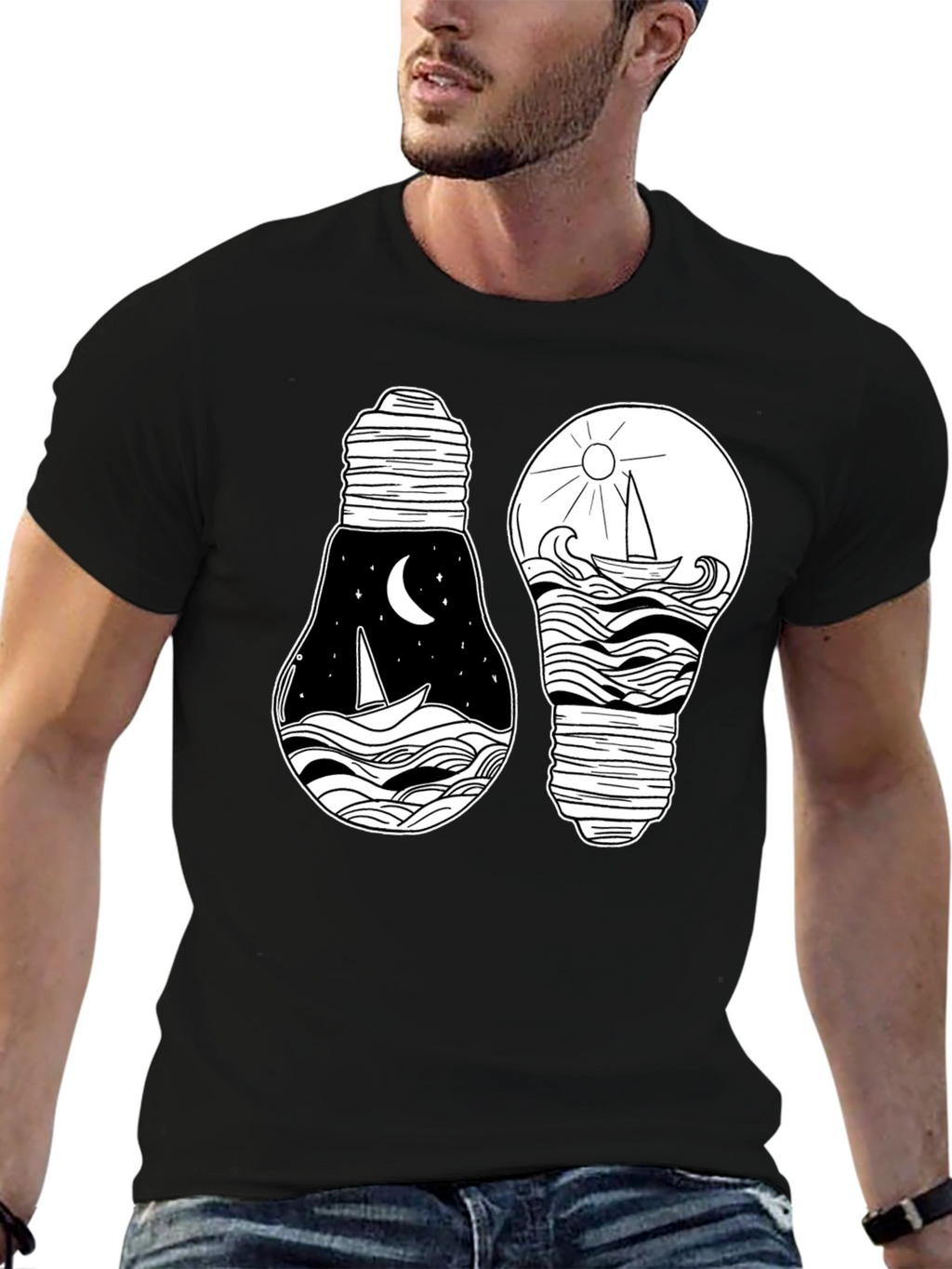 Nautical Light Bulb Graphic Tee