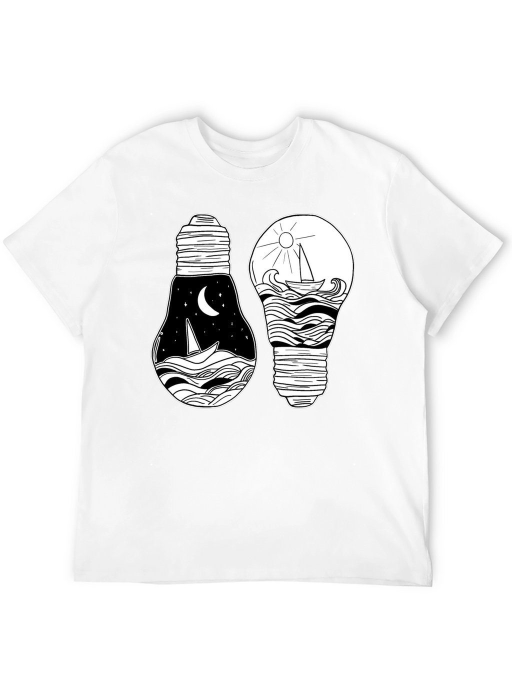 Nautical Light Bulb Graphic Tee
