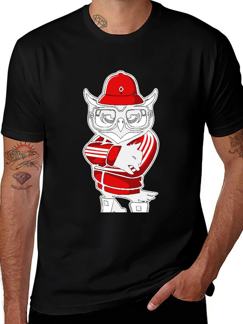 Cool Owl Graphic Tee