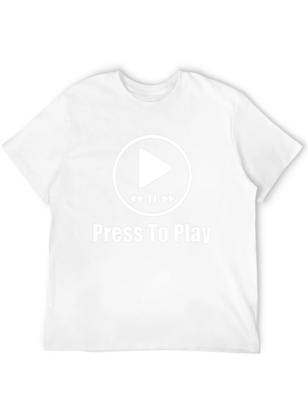 Press To Play Graphic T-Shirt - Black