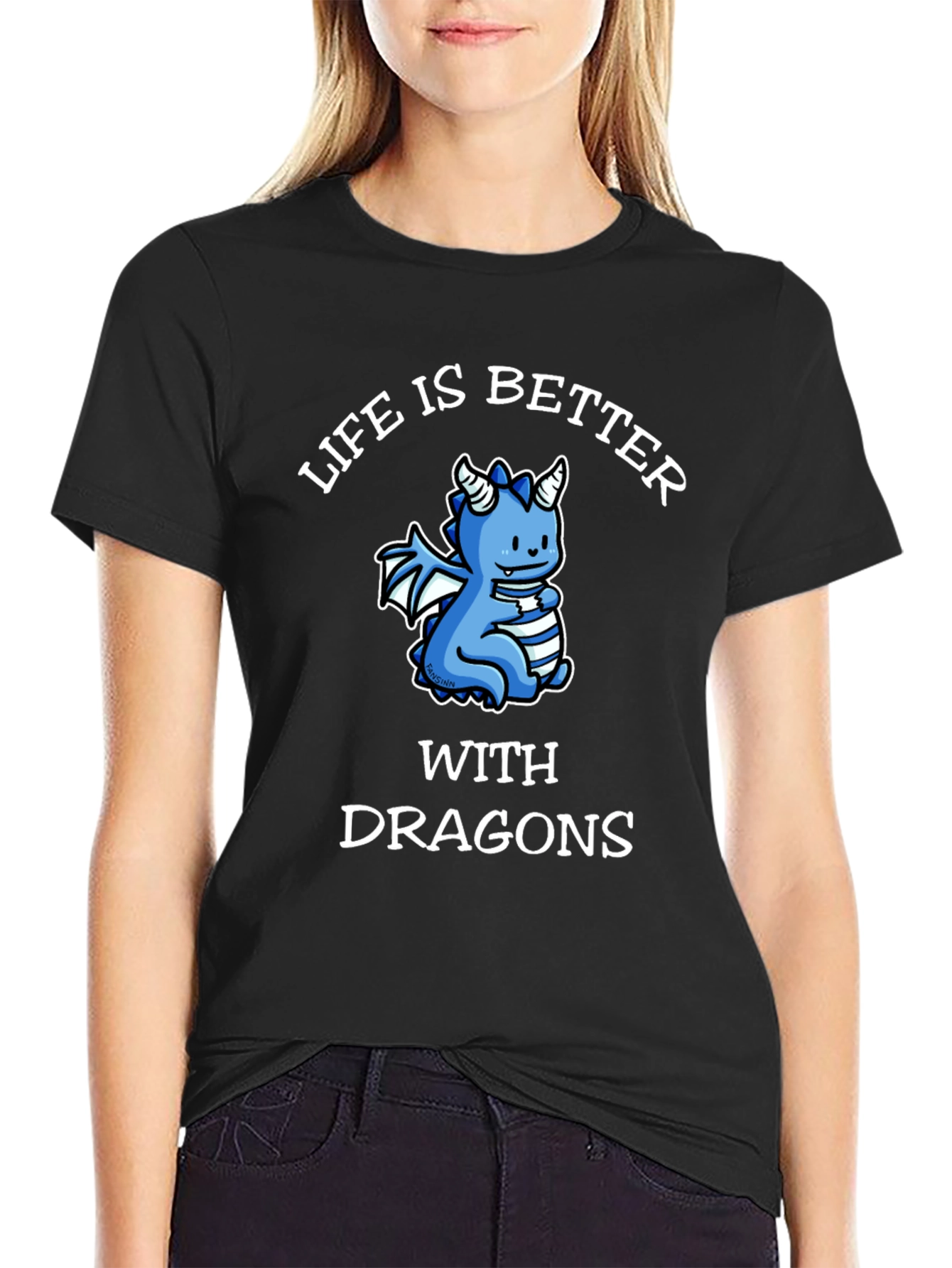 Life is Better With Dragons T-Shirt - Cute Dragon Design