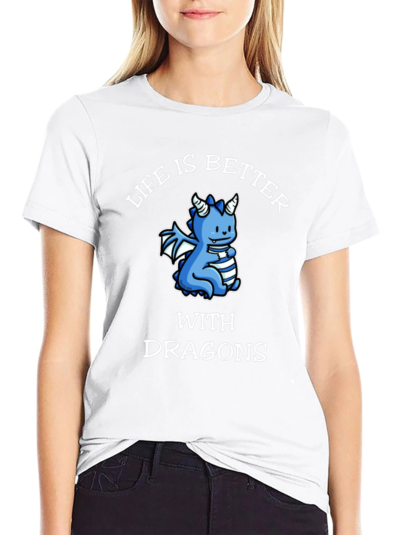 Life is Better With Dragons T-Shirt - Cute Dragon Design